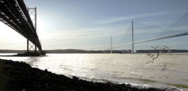 Artist's impression - cable stayed bridge